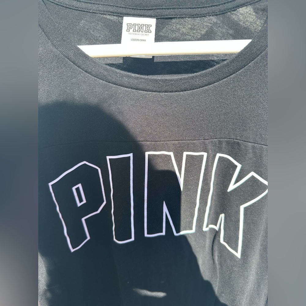 Large black and white PINK shirt